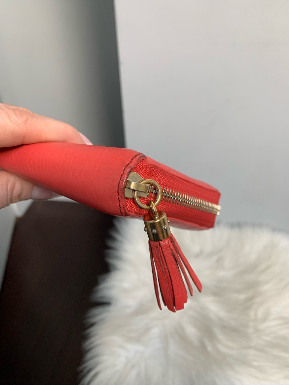 Authentic pink Gucci soho large zippy wallet. - Picture 4 of 14